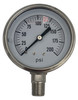 Valley Industries 2.5" SS Liquid Filled Gauge, 200PSI | 2154GXX200