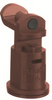 TeeJet Air Induction Dual Pattern Flat Spray Tip, Brown 