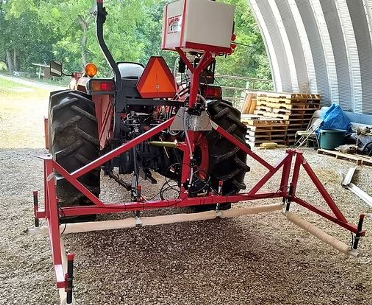 Smucker 12.5' Weed Wiper 3 Point Hitch Mount