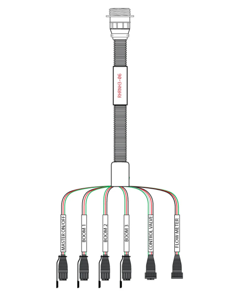Sensor-1 Raven Flow Cable NH3, 3 Section | HRAVEN-836 | Barndoor Ag