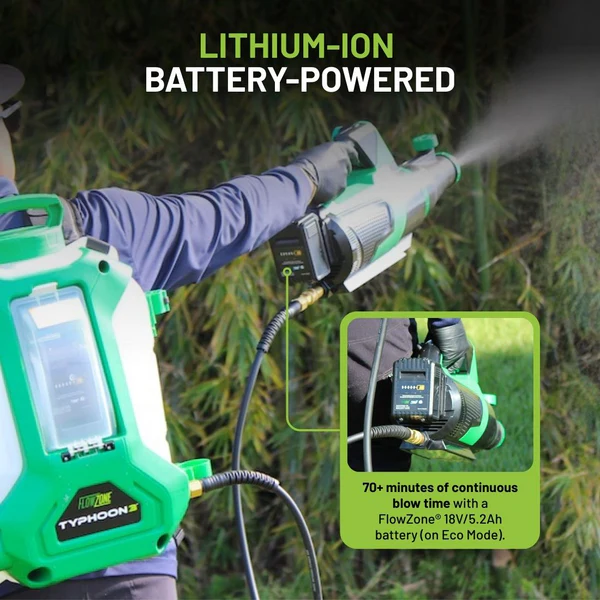 プワソン FlowZone Vortex Flex™ Battery Powered Handheld Mist Blower
