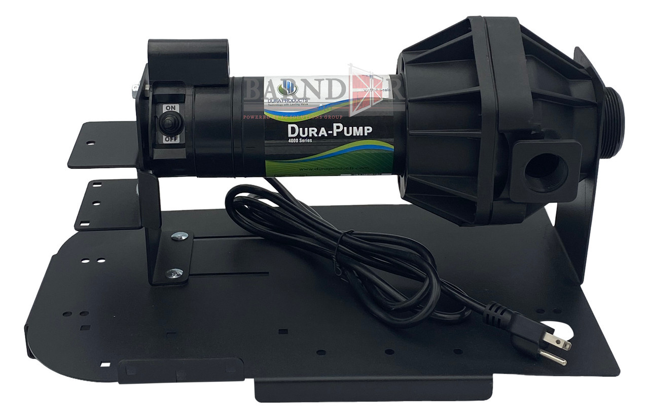 Dura Pump Easy Caddy with 12' XLPE Discharge Hose and 5' XLPE Suction Hose - 110V Viton | DPE-4615NV