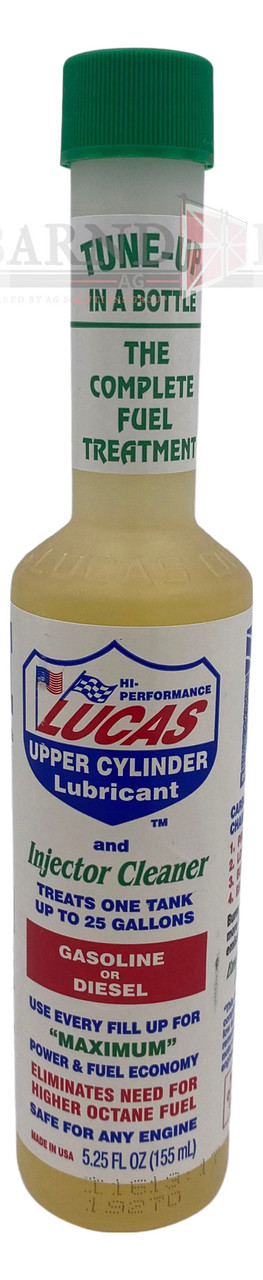 Lucas Motorcycle Oil 10020 Fuel Treatment & Injector Cleaner - 5.25 oz.  Bottle - Cycle Solutions Inc.