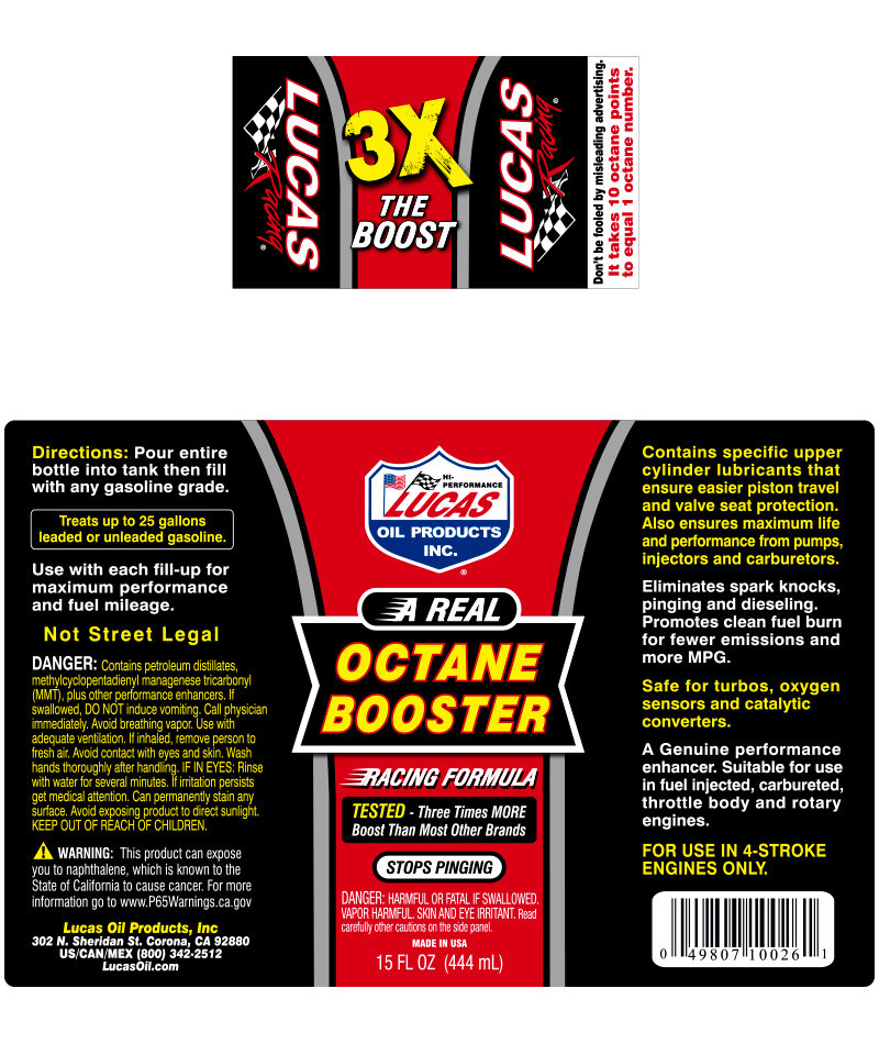 Lucas Octane Booster 15oz 10026 Lucas Oil Barndoor Ag