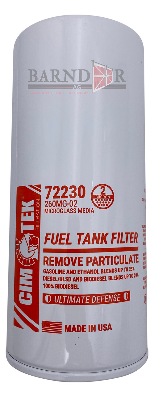 Cim-Tek Particulate Removal Bio Fuel Filter, Model 260BMG-2 | 72230