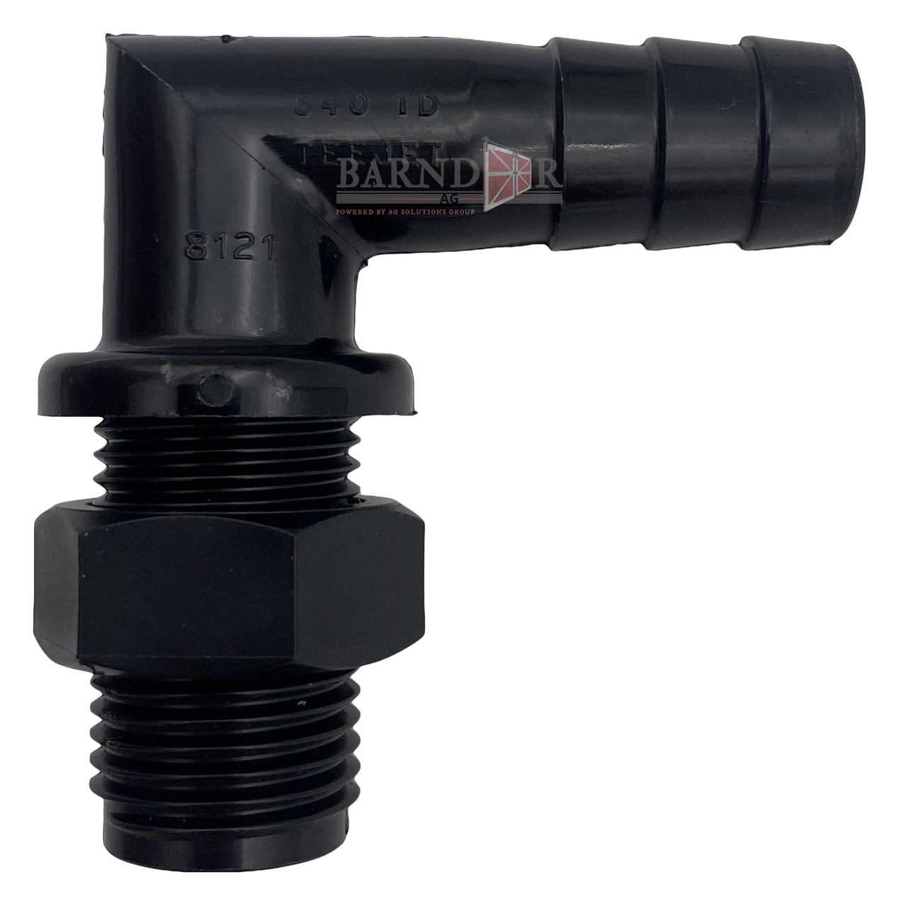 TeeJet 1/2″ FPT Single Hose Barb Body Assembly | 8121-NYB-540TD