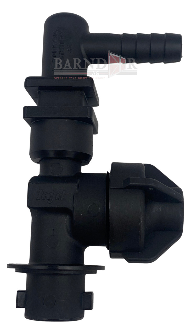 TeeJet 3/8″ Quick Diaphragm Check Valve Nozzle Body, QJ200 | 19349