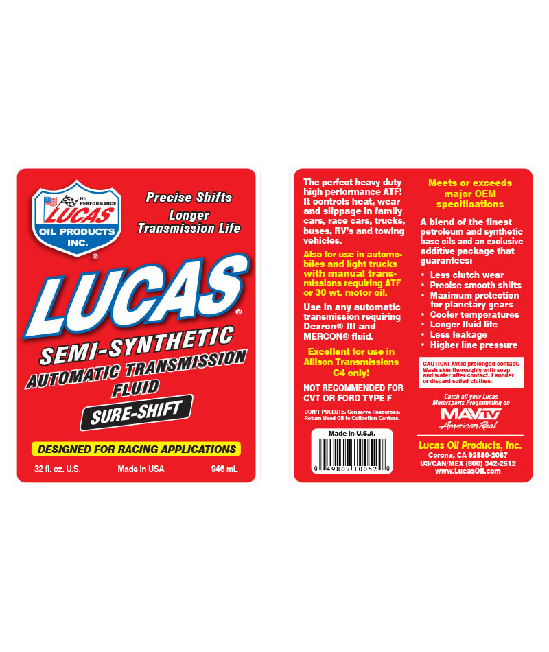 Lucas Oil 10052 Fluid, Quart | Barndoor Ag