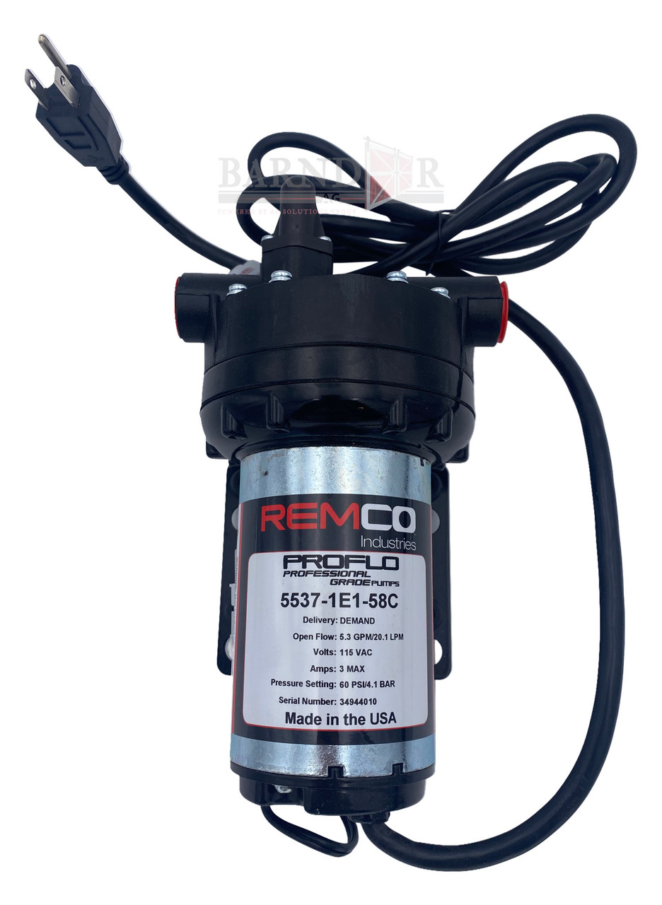 Remco 5.3 GPM Demand Pump 115v | 5537-1E1-58C