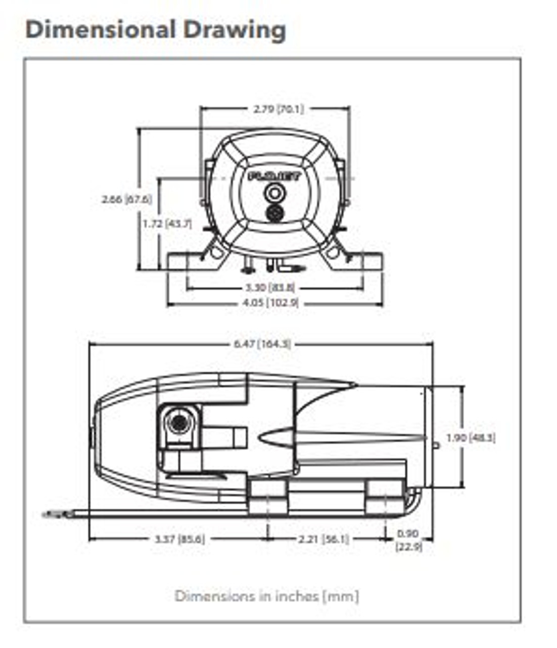 Flojet LF Plus Electric Pump 1.0 GPM, 35 PSI, 12V | LFP122201D