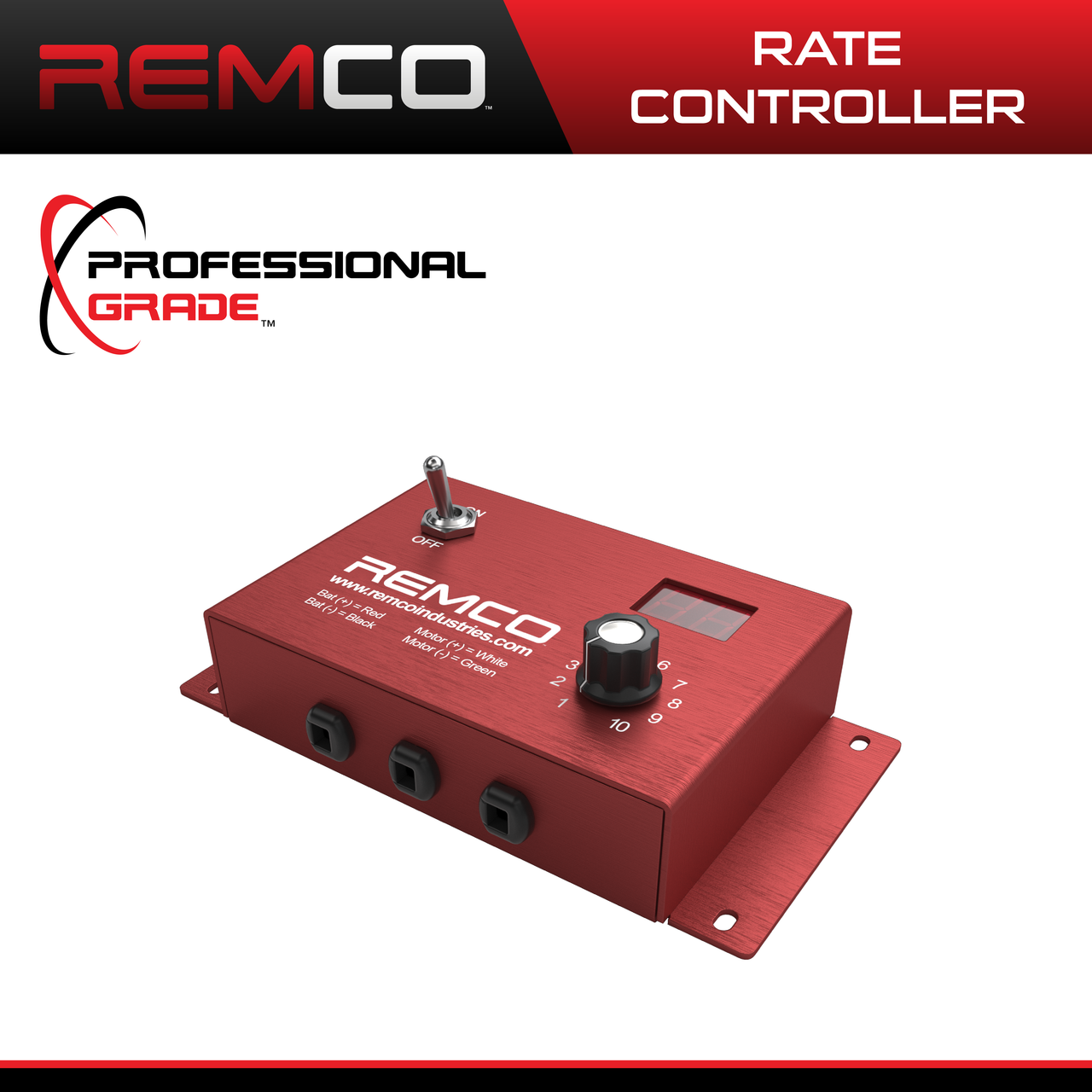 Remco 12V 35AMP Digital Display Speed Controller | RRC35-DD