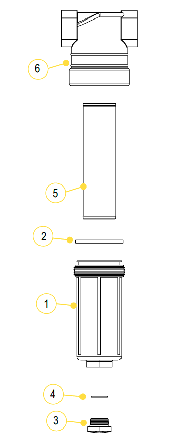 Banjo 1½" Poly T Strainer Bowl LST150B BarnDoor Ag