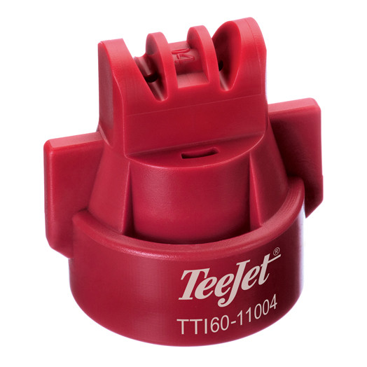 トゥッティ TeeJet Air Induction Twin Flat Spray Tip Cap - Red | TTI60-11004VP