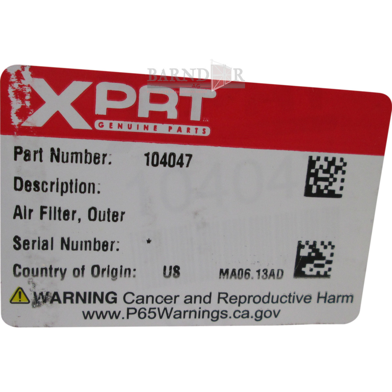 Manitou Outer Air Filer | 104047