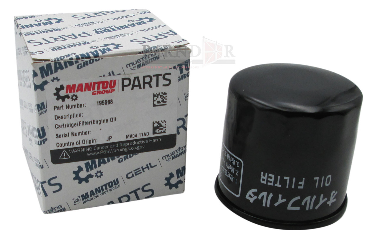 Manitou 4TNV98 Engine Oil Filter | 195568 | Barndoor Ag