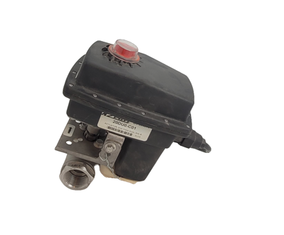 Side View of KZValve EH2 - 1" Ball Valve/ Standard Rate Control Actuator | 67FKR-FC8