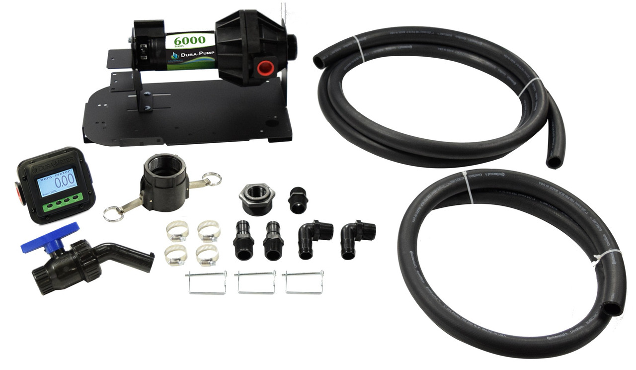 Dura Dura-Pump™ Easy Caddy with Dura-Meter™ - 110V Viton | DPEM-6318V-110