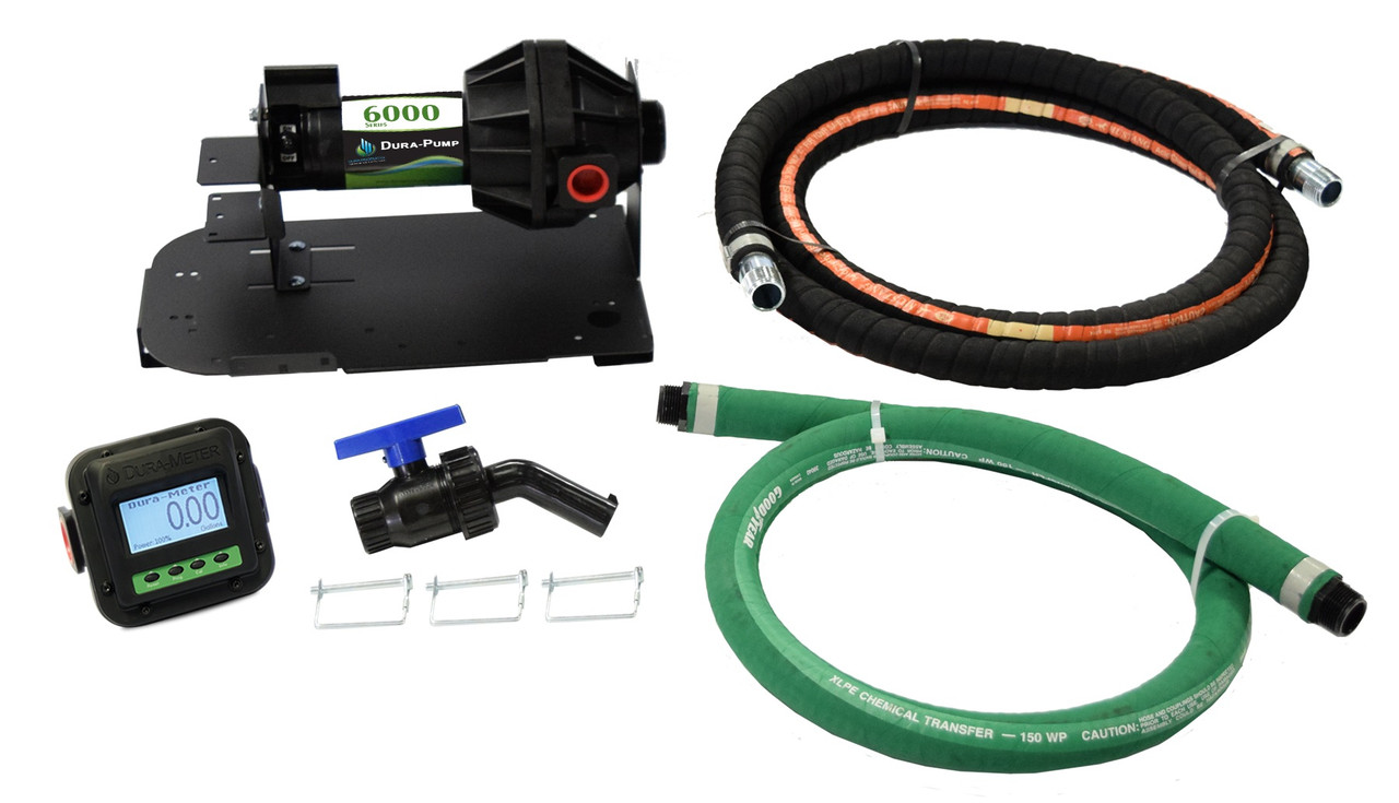 Dura-Pump™ Easy Caddy for N-Serve with Dura-Meter™ - 12V Viton | DPEM-6618NV-12