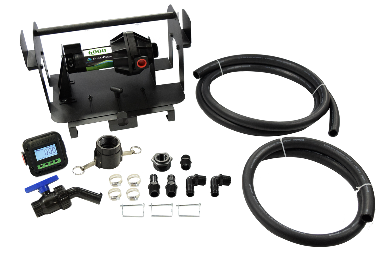 Dura-Pump Quick Caddy with Meter - 12V EPDM | DPQM-6318E-12