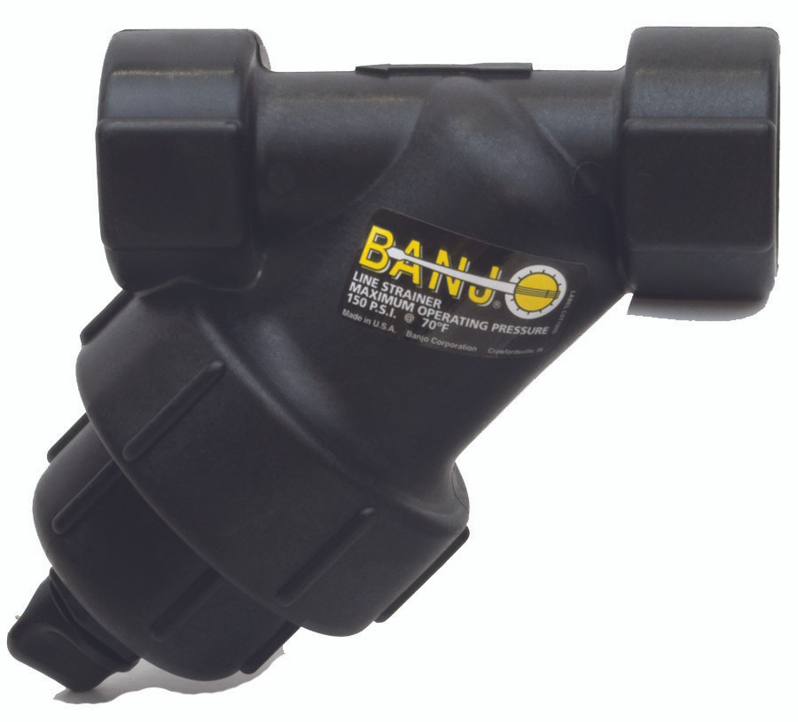 Banjo YStrainer W/ Poly Ribbed SS Screen 11/4" x 11/4" LS12580