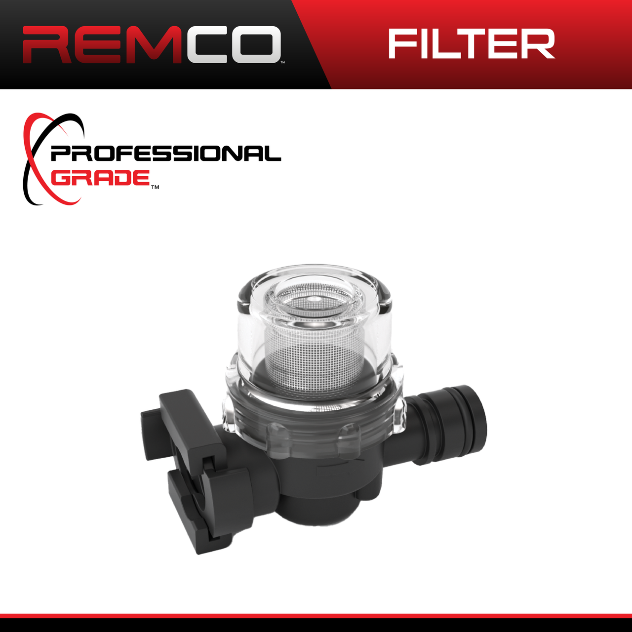 Remco 3/4" Female X 3/4" Male Quick Attach Mesh Filter | MF-34F34M-R