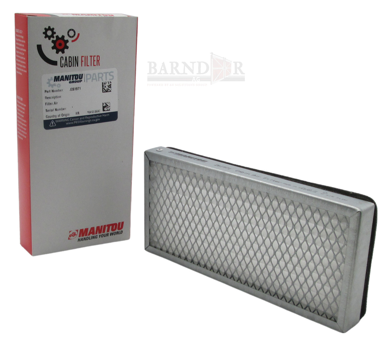 Manitou 261971 Cabin Air Filter | Barndoor Ag