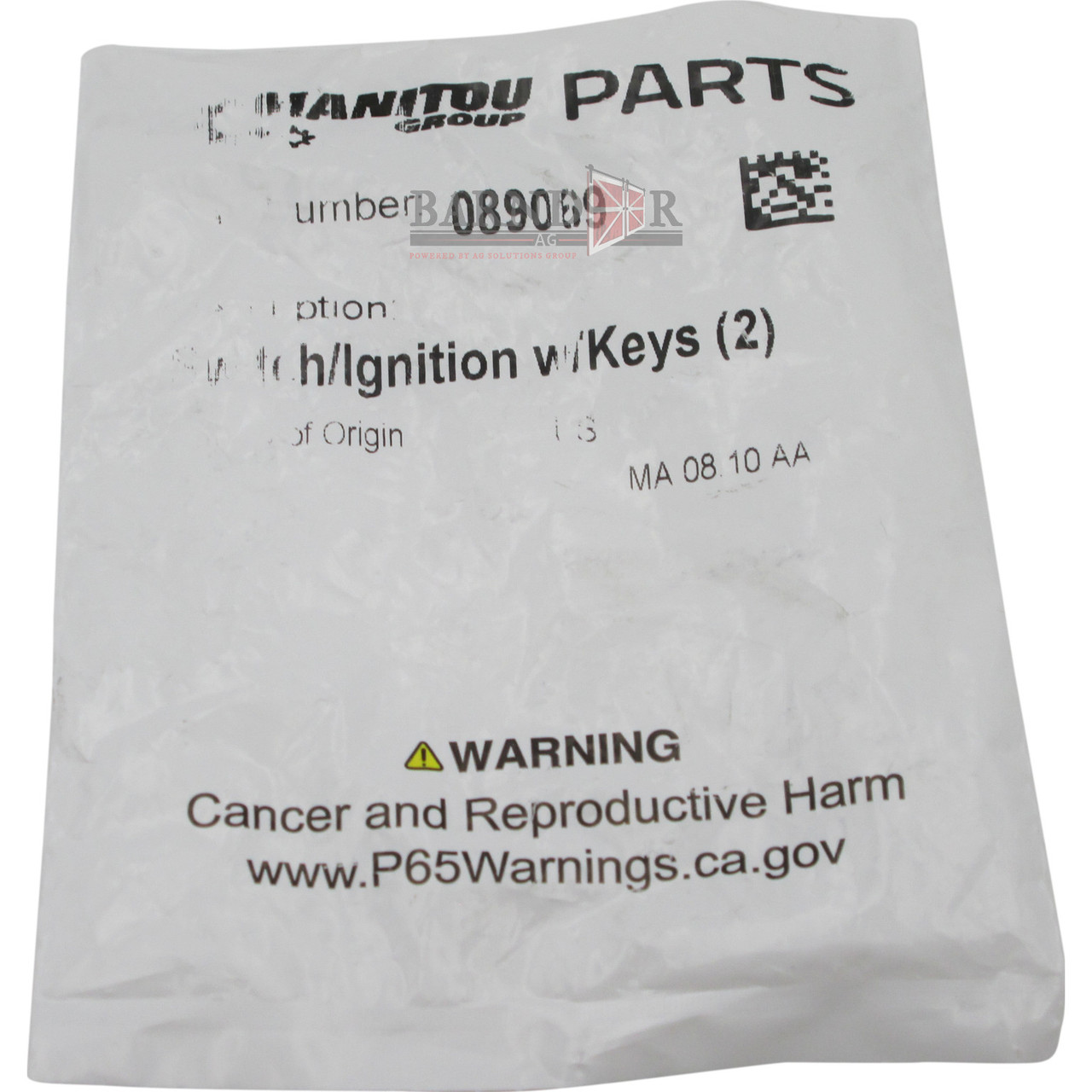 Manitou N089069 Ignition Switch w/ Keys | Barndoor Ag