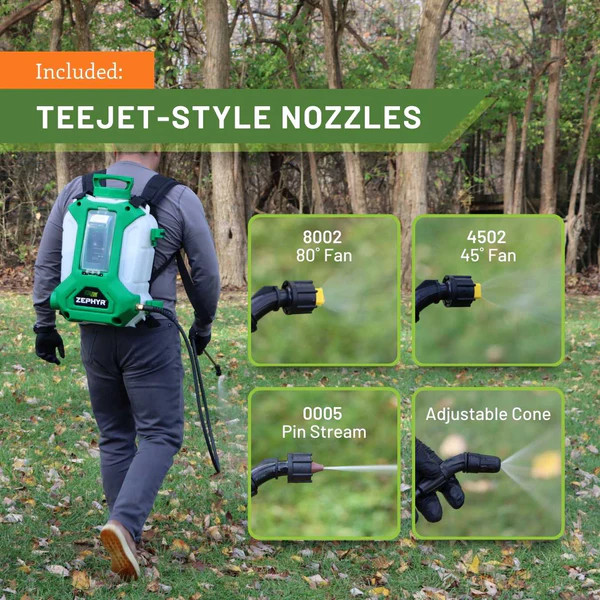 FlowZone Tool Only Zephyr Battery-Powered Backpack Sprayer - 4 Gal