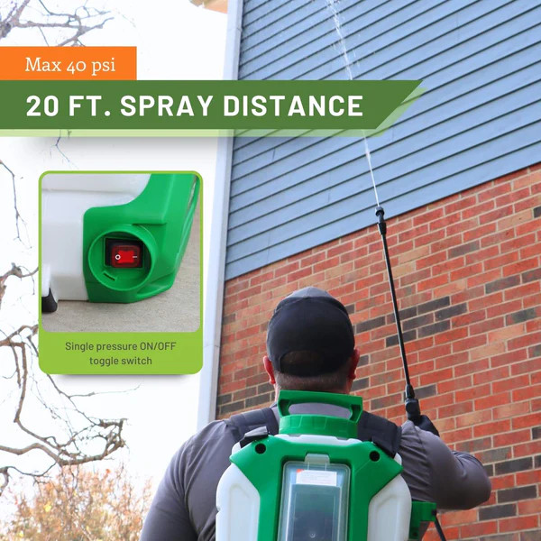 FlowZone Zephyr Battery-Powered Backpack Sprayer - 4 Gal | FZSATJ-3