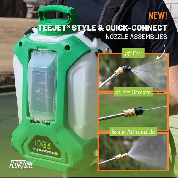 FlowZone Tool Only Typhoon 3 Battery Powered Backpack Sprayer - 4