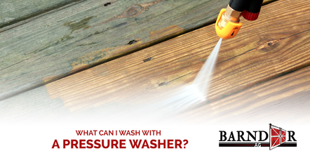 What Can I Wash With A Pressure Washer?