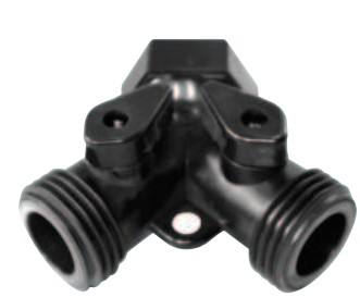 TerreMax 3/4” Female GHT (inlet) x 3/4” Male GHT (2 outlets) | G3434YV