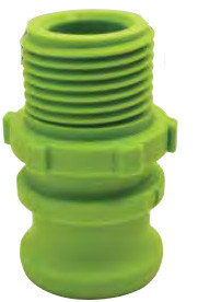 TerreMax Cam Lock Green 3/4" Male Adapter x 3/4" Male GHT