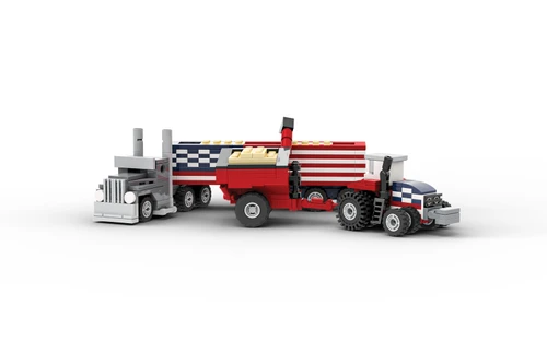 Brick Ag Nanofarm Massey Ferguson 250th Anniversary Hauling Set | ACP1164950-B