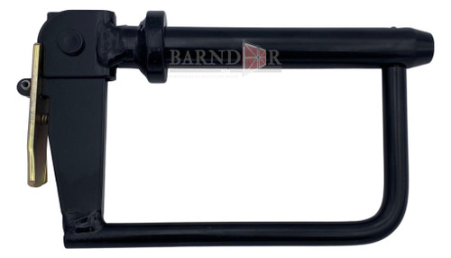 Double HH Lockease Hitch Pin - 5/8 X 4-1/2 Inch, Heavy Duty Hinge Handle With Lock, Powder Coated