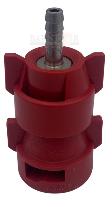 TeeJet Variable Rate Hose Barb Exit Nozzle | QJ-VR-X1.0-3/8-NYB