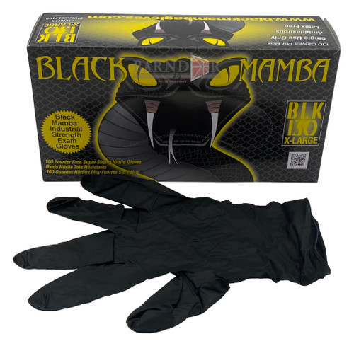 Black Mamba 6.25 mil Nitrile Glove-Black XX-Large | BLK140