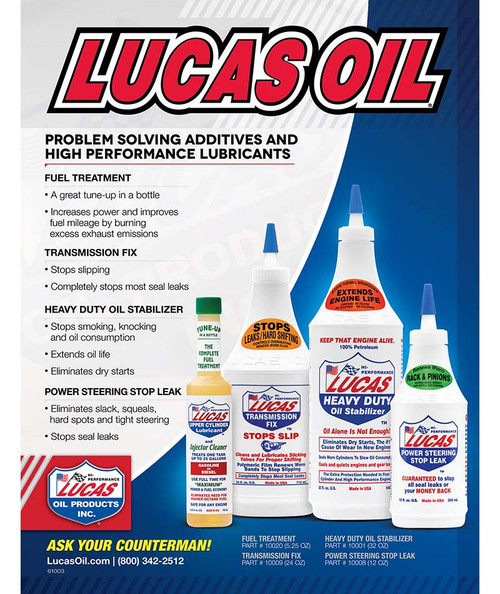 Lucas Pure Synthetic Oil Stabilizer, Engine Oil Additives