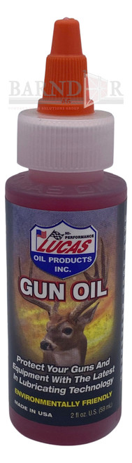Lucas Gun Oil 2oz Original 10006 & Extreme Duty 1oz Needle Oiler 10875 