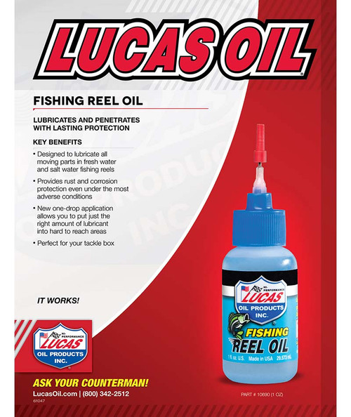 Lucas Marine Fishing Reel Oil, 1oz | 10690