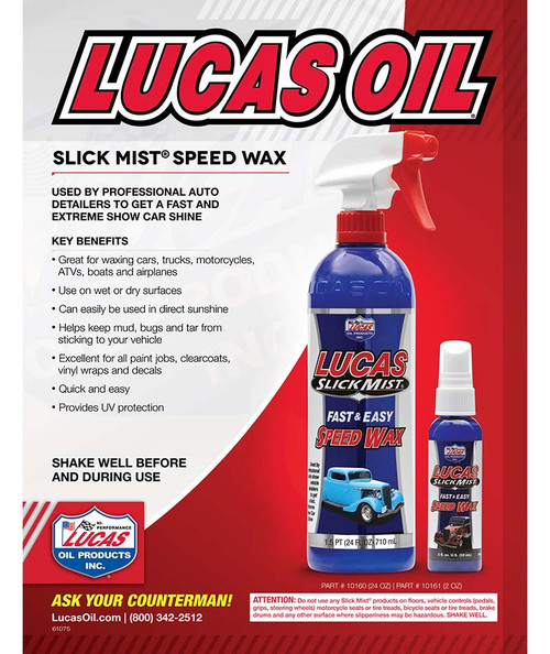 Lucas 10558 Car Detailing Kit, Slick Mist
