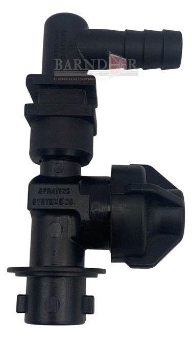 TeeJet 3/8″ Quick Diaphragm Check Valve Nozzle Body, QJ200 | 19349