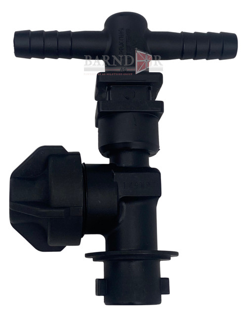 TeeJet 1/2″ Quick Diaphragm Check Valve Nozzle Body, QJ200 | 19351
