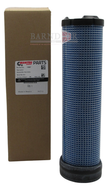 Manitou Secondary Filter Element | 184195 | Barndoor Ag