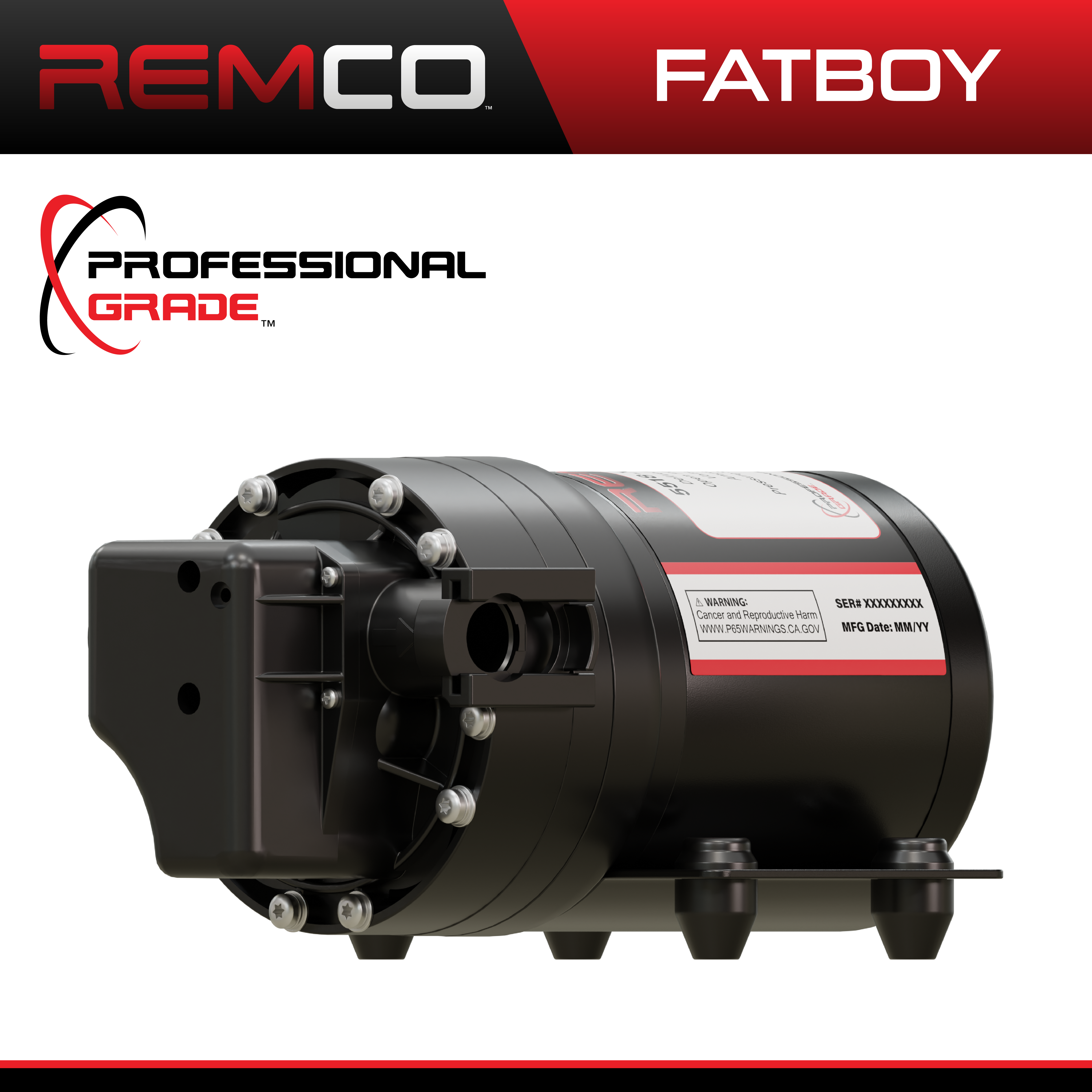Remco Pro Grade Fatboy 7.0 GPM, Sprayer Pump | 5518-1E1-94A