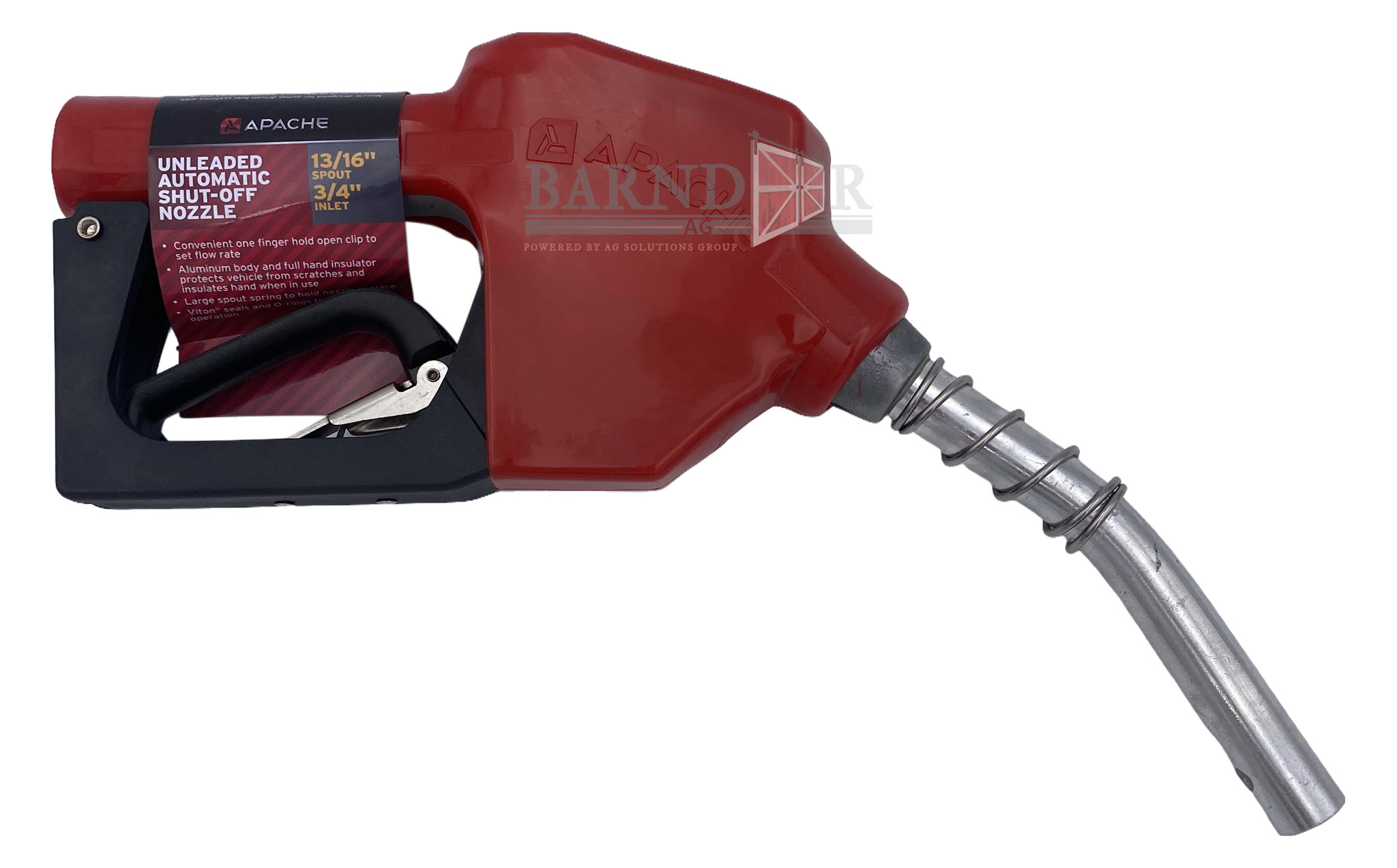 Apache 3/4″ Red Automatic Shut-Off Fuel Nozzle — 3/4″ Spout | 99000246