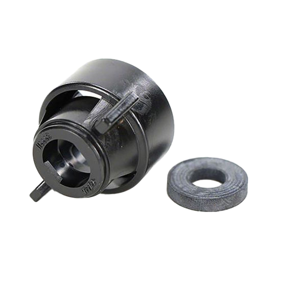 TeeJet Quick Cap, 25598, Black Cap and Gasket | 114443A-1-CELR