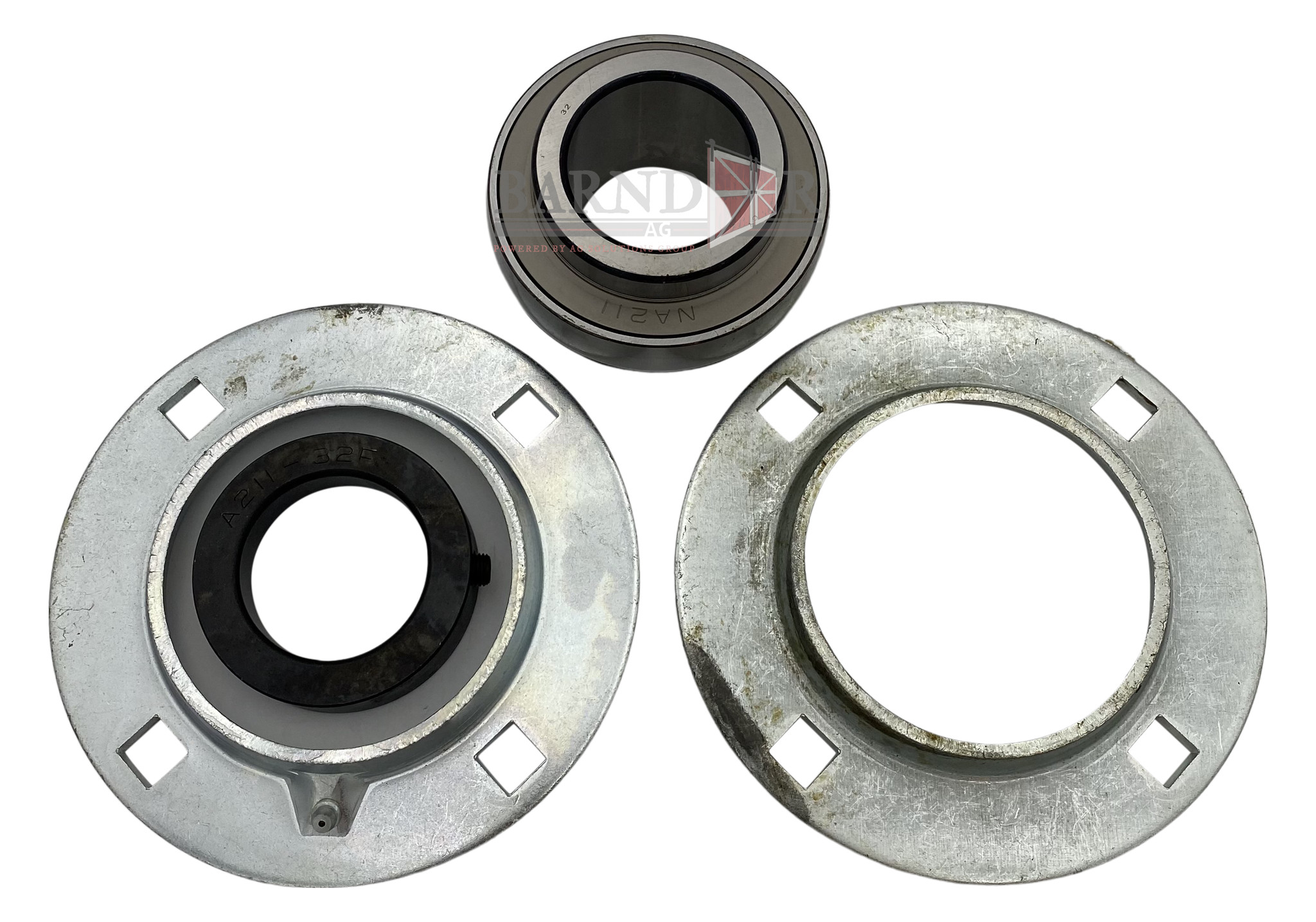 Kinze 2″ Flange Bearing w/ Lock Collar and Grease | GA11600