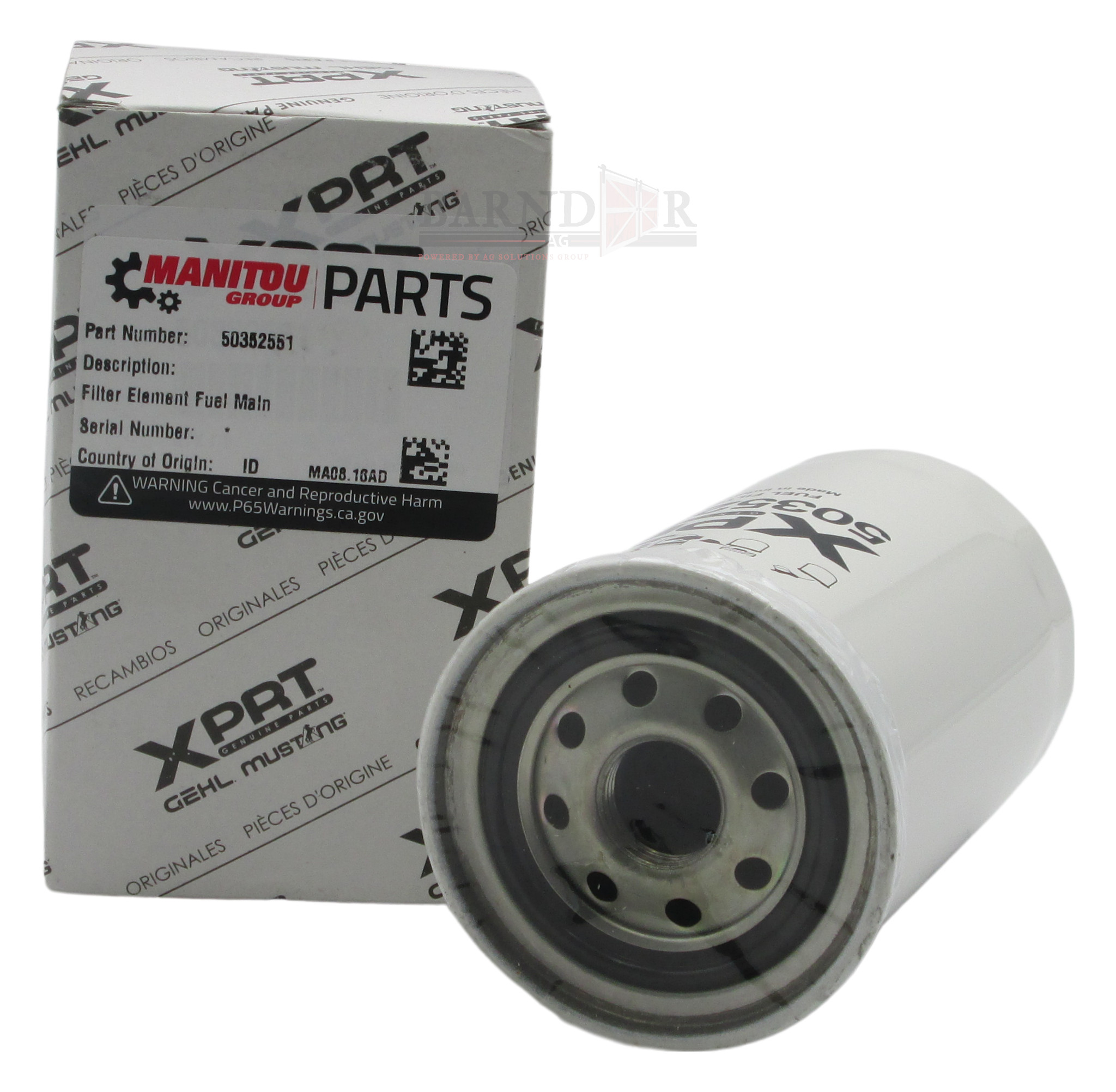 メンテナンス PFINDER W550 320ml Manitou Fuel Filter | 50352551 | Barndoor Ag