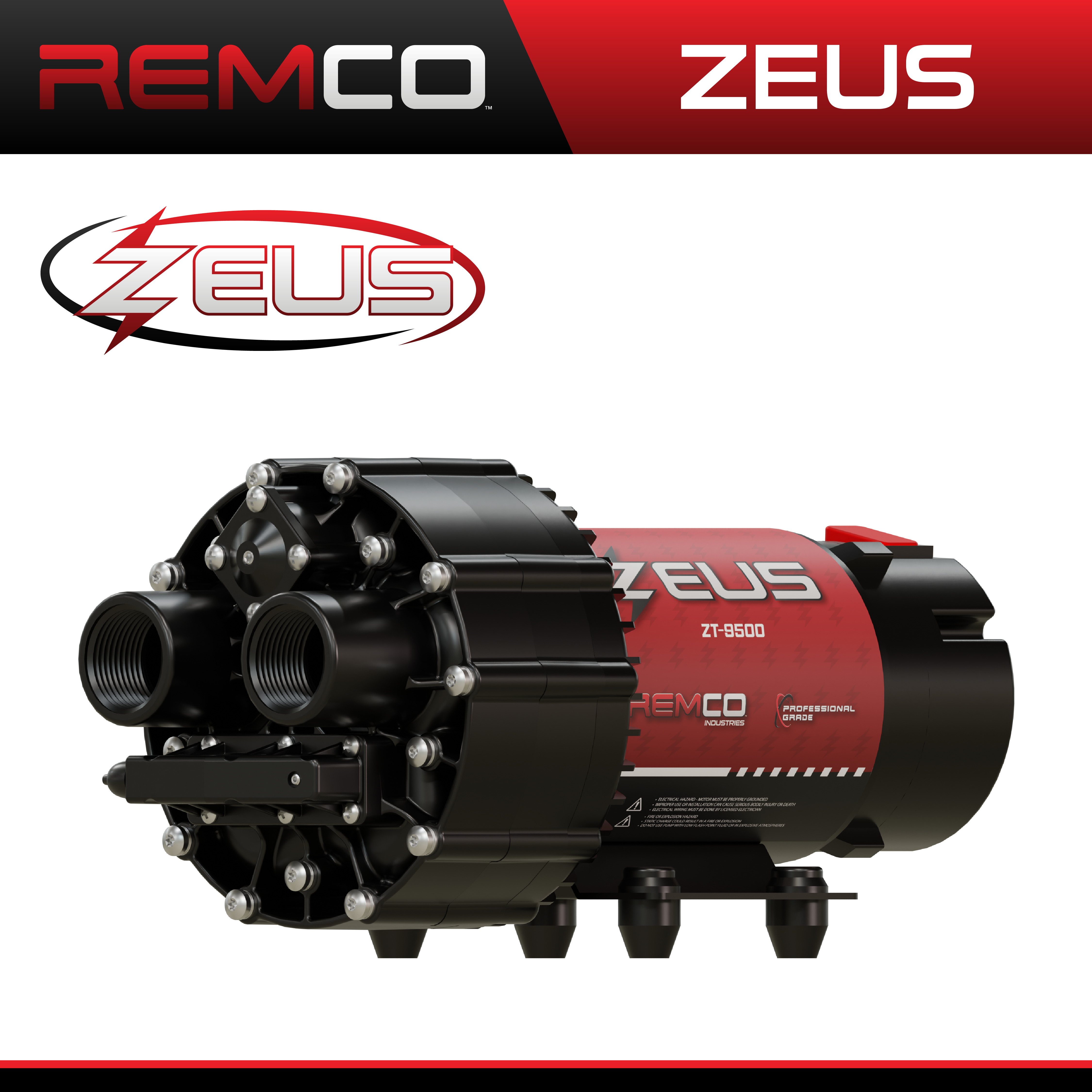 Remco ZTK-9500 VDC Zeus Bulk Transfer Pump | Barndoor Ag